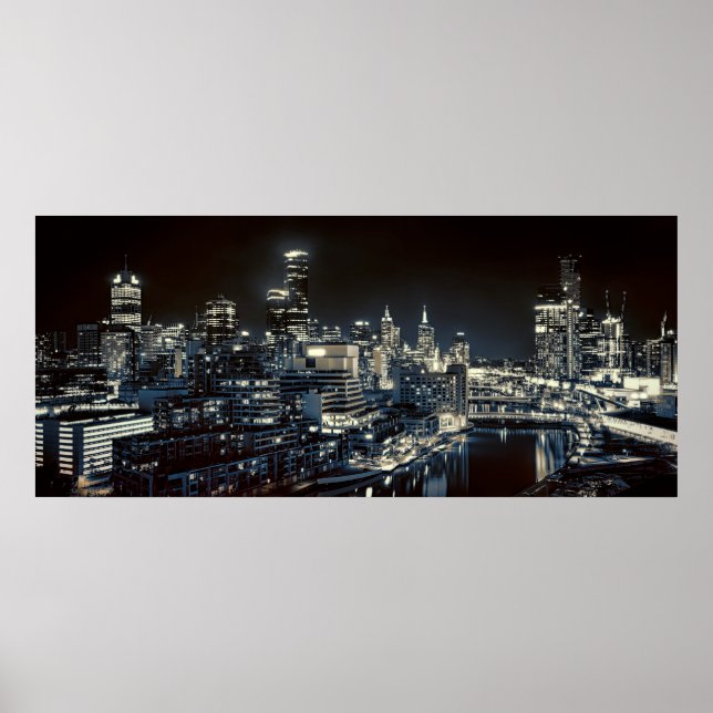 POSTER MELBOURNE NIGHT (Frente)