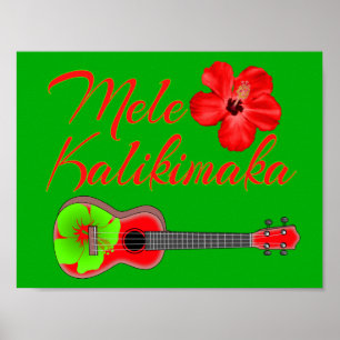 Poster Mele Kalikimaka