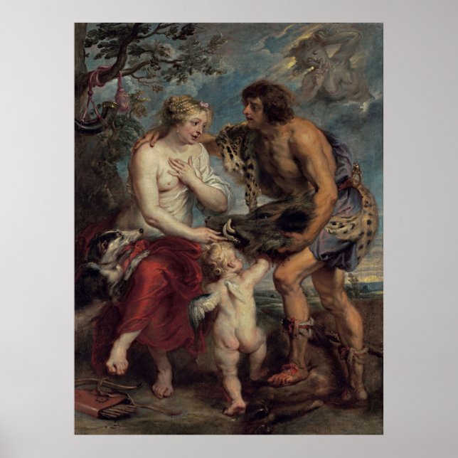 Poster Meleager e Atalante (Frente)