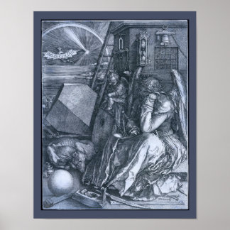 Poster  Melencolia I  por Albrect Durer