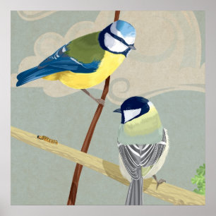 Póster Melharuco azul e grande