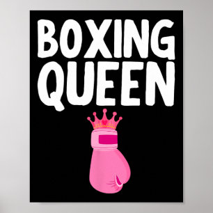 Poster Melhor Arte de Boxe Para Luvas de Boxe de Mulheres