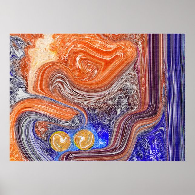 Póster Melhor Arte Islâmica Moderna (Frente)