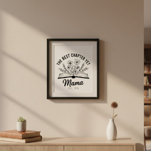 Póster Melhor Capítulo Literário Arte Maternidade