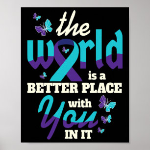 Poster Melhor Com Você Sensibilização Suicida Saúde Menta