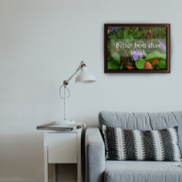 Poster Melhor dobrar do que quebrar sabedoria dizendo pos