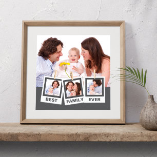 Poster Melhor Família de Sempre Colagem de 4 Fotos Person