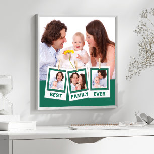 Poster Melhor Família de Sempre Colagem Personalizada Ver