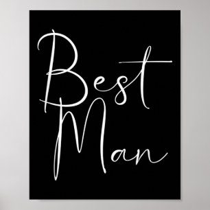 Poster Melhor Homem Camisa Noiva Ideia Festa de solteira