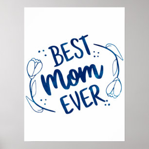 Poster Melhor Mãe Alguma Vez Dia de as mães Ideia De Pres