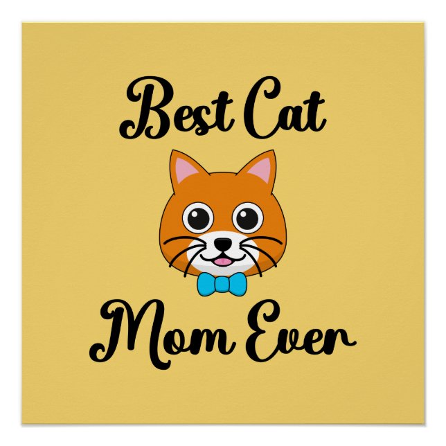 Póster Melhor Mãe De Gato (Frente)