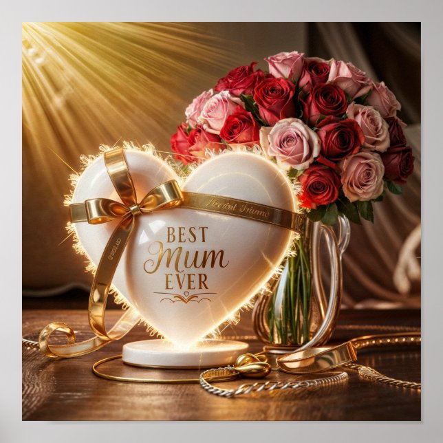 Poster Melhor Mãe do Mundo (Frente)