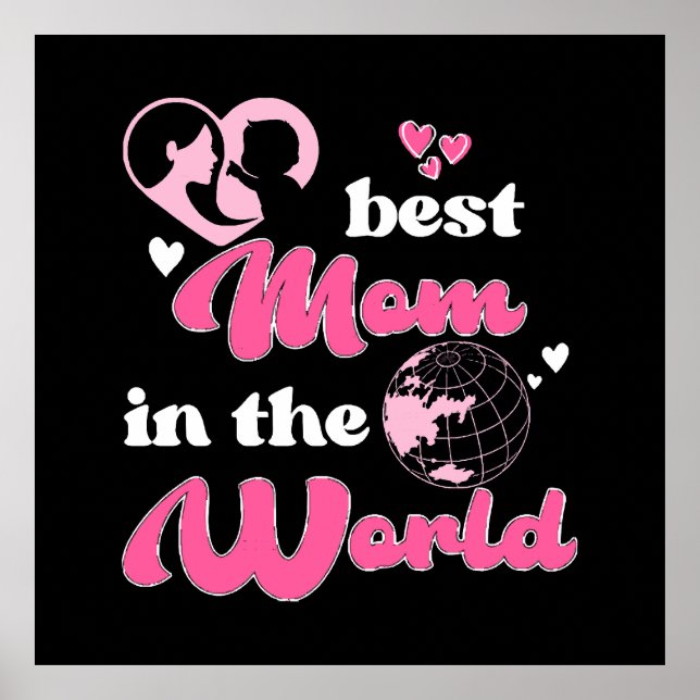 Poster Melhor Mãe do Mundo Dia das Mães (Frente)