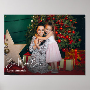 Poster Melhor Mãe Foto Personalizada Nunca Simples