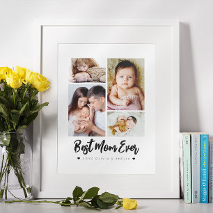 Poster Melhor Mãe Nunca Quatro Foto Modernas