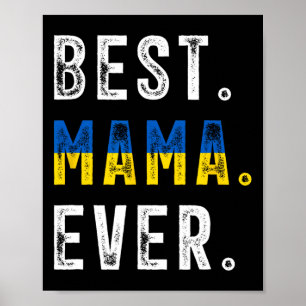 Poster Melhor Mamãe de Todos os Tempos! Melhor Mãe Ucrani