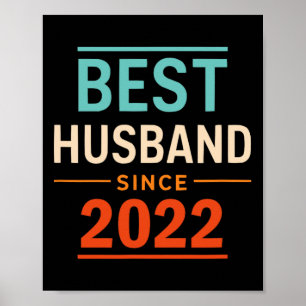 Poster Melhor Marido Desde 2022 2º Aniversário de Casamen