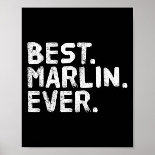 Poster Melhor. Marlin. Nunca. Piada G de Nome Personaliza