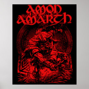 Poster Melhor Merch do Amon Amarth Banda Music Fan Gift