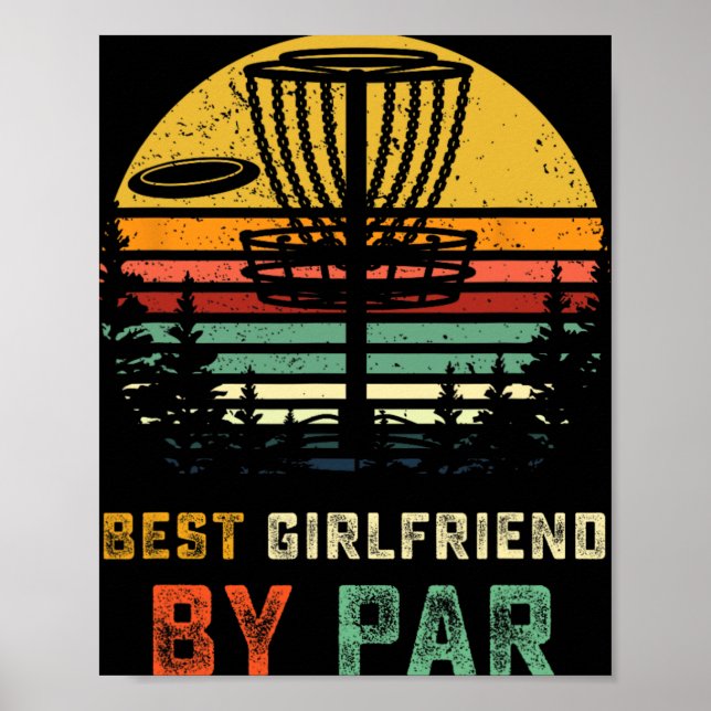 Poster Melhor Namorada Disc Golf Gf Frisbees Disco Golfis (Frente)
