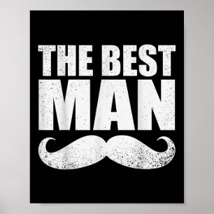 Poster Melhor Padrinho de casamento De Casamento Homem So