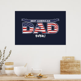 Poster Melhor Pai Americano de Todos os Tempos