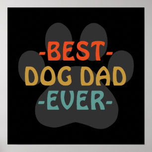 Poster Melhor Pai de Cachorro de Todos