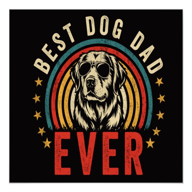 Póster Melhor Pai de Cachorro de Todos (Frente)