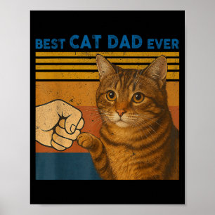 Poster Melhor Pai de Gato de Todos os Tempos Presentes En