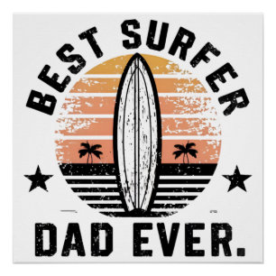 Póster Melhor Pai de Surfer