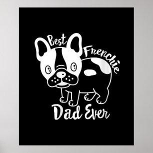 Poster Melhor Pai francês de sempre Presente para Bull