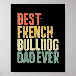 Poster Melhor Pai Francês Para Cachorros Nunca Mais Raio