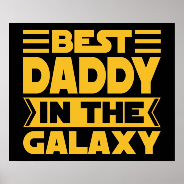 Poster Melhor Papai da Galáxia (Frente)