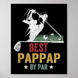 Poster Melhor Pappap de Golfe Pelo Avô Golfista do Par Di