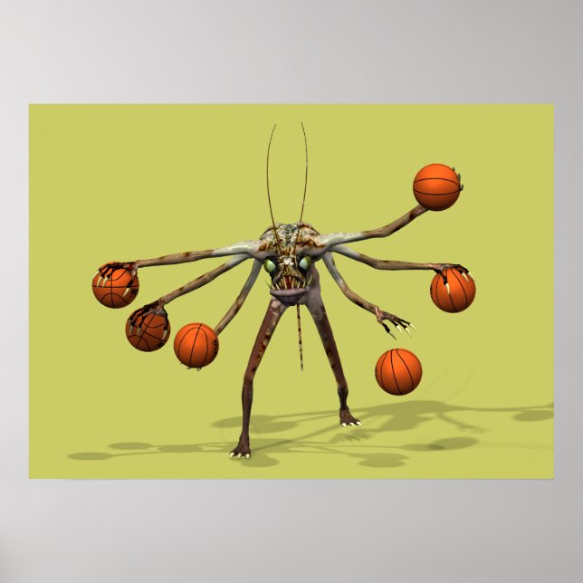 Poster Melhor Piloto de Basquete (Frente)