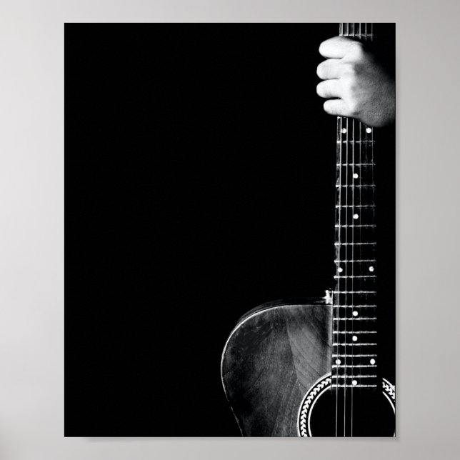 Poster Melhor Presente Guitarista (Frente)