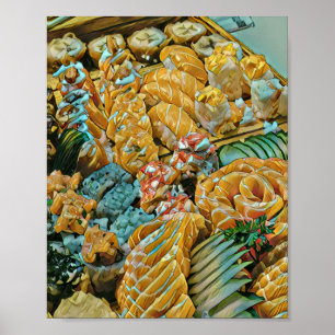 Poster Melhor presente para amante Sushi