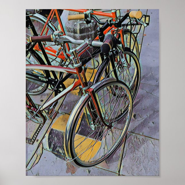 Poster Melhor presente para o amante de ciclismo (Frente)