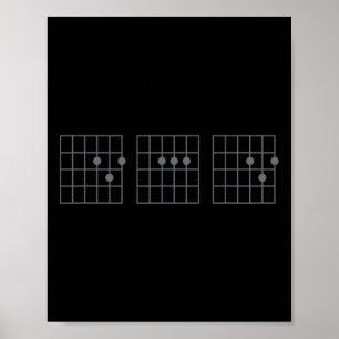 Poster Melhor Rock De Corda De Violão Com Camisa De Dia d