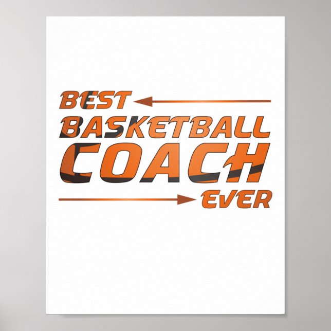 Poster Melhor treinador de basquetebol (Frente)