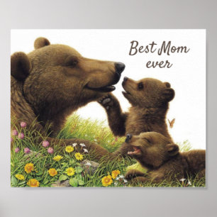 Poster Melhor vintagem da mãe