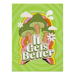 Póster Melhora | Boas Vibes e Groovy se sentem personaliz