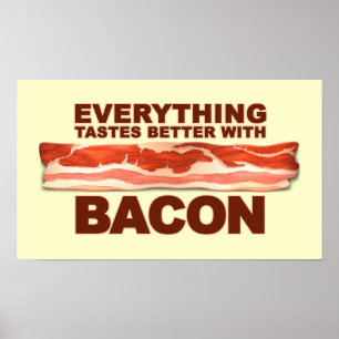 Póster Melhore com bacon