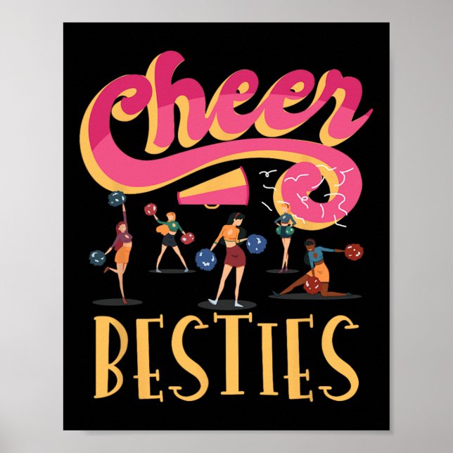 Poster Melhores Amigas de Torcida Para Amantes de Torcida (Frente)