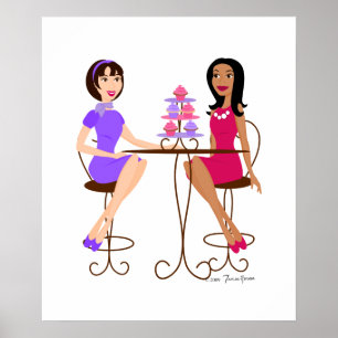 Póster Melhores amigos e Cucpakes