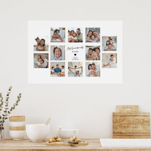 Poster Melhores Avós do Mundo 12 Colagem de Fotos Persona