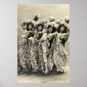 PÓSTER MELHORES CARTAZES - HUMOR - DANÇARINAS DE CANCAN -