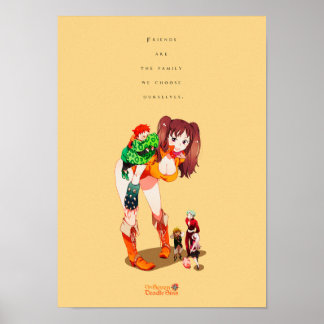 Poster Melhores citações de animação sobre família e amig