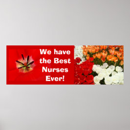 Poster Melhores Enfermeiros Sempre cartaz banner Tulipa F