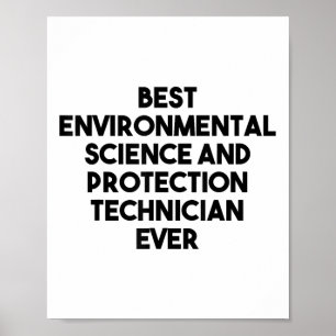 Poster Melhores Técnicos De Proteção E Ciência Ambiental